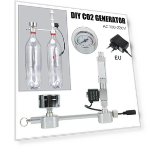 CO2 Generator Kit with Bubble Counter and Solenoid Valve — Lights, HILIFE