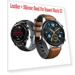 Leather + Silicone Wrist Strap — Smartwatch Straps, Vegetables