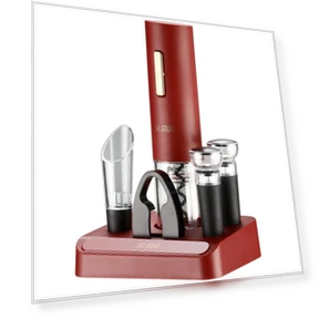 Rechargeable Electric Wine Bottle Opener Set — Wine Bottle Openers, Stand High