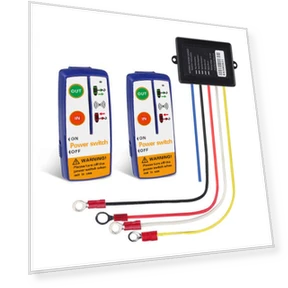 Universal Electric Winch Switch Controller with Wireless Remote — Remote Control Systems, JOHO - CarGear