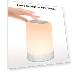 Wireless Bluetooth Bedside Table Lamp with Speaker — Desk & Table Lighting, RuKing