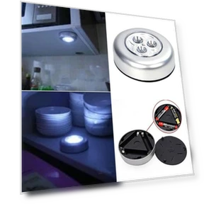3LED4 Light Touch Head Reading Lamp — Courtesy Lamp, Sock