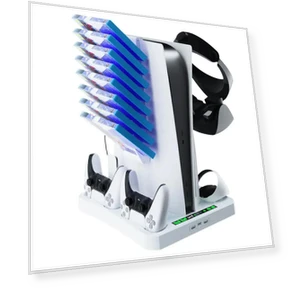 Cooling Charging Dock Stand with Dual Controller Charger — Accessories, SeenDa