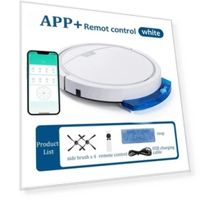 Robot Vacuum for Dry and Wet Cleaning — Smart Cleaning Robots, Factory Discount Outlet