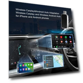 2 in 1 AI Box Mini Wired and Wireless Carplay Android Adapter — Phone Accessories, JOHO - CarGear