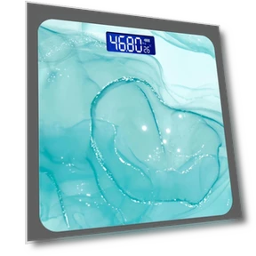 Digital Bathroom Scale with Temperature Display — Weight Management Tools, Refreshing Home
