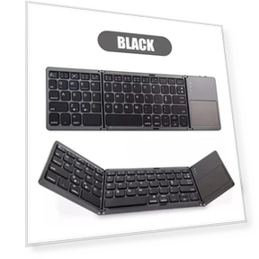 Mini Foldable Keyboard with Touch Panel — Keyboards, OFFICE-MALL