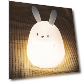 Silicone LED Rabbit Lamp — Night Lights, Four season household daily use