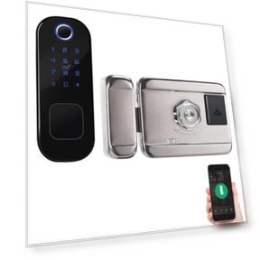 Smart Door Lock with Fingerprint Scanner — Smart Home Security, Neoglint