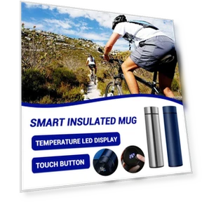 Smart Thermos with LCD Display — Beverage Warmers, Vegetables