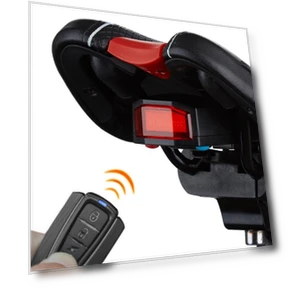USB Rechargeable COB Light Source Smart Bicycle Rear Warning Light with Remote Control — Bike Headlights, SUNSKY