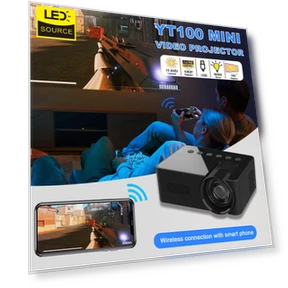 Wi-Fi Smart Mini Projector — Home Theater Projectors, YJMP