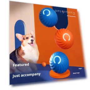 Jumping Ball Smart Pet Companion — Interactive Animal Companions, Simplicity