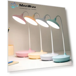 LED Desk Lamp with USB Power — Study & Desk Lighting, MnnWuu