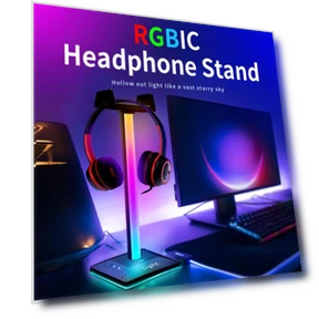 RGB Gaming Headset Stand — Stands & Hangers, RUI RUI YU 2