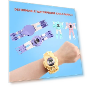 Robot Transformation Watch Toy — Pretend Play, lijianzcx4