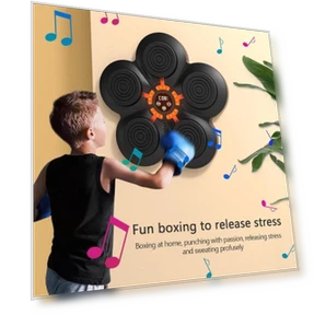 Smart Musical Boxing Trainer 'Petal' + Boxing Gloves — Boxing Training Gear, Thanos tool