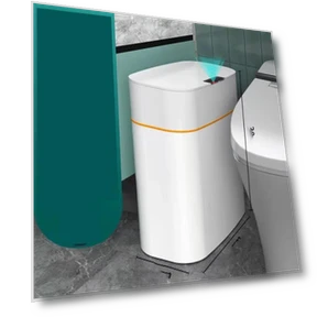 Smart Touch Sensor Trash Can — Kitchen Cans, Refreshing Home