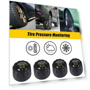 Tire Pressure Monitoring System Bluetooth TPMS External Sensors — TPMS Sensor Replacements, World Auto Parts