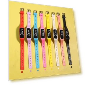 Unisex Touch Digital Student Thin Kids Waterproof Electronic Wristwatch — Men's Timepieces, kuanhong