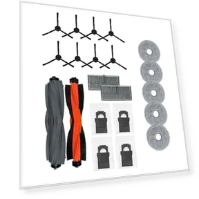 21 Accessory Kit for Robot Vacuum — Accessories, Lntelligent Living Hall