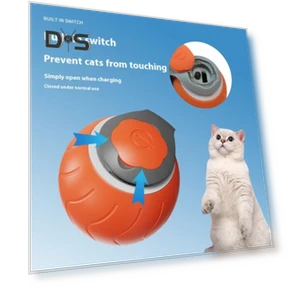 Electric Rolling Ball Toy for Cats — Cat Playthings, Kitty Cat House
