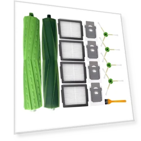 Main Side Brush, HEPA Filter, Dust Collector — Parts & Accessories, Elegant Living House