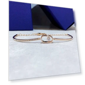Oval-shaped Bracelet The Beating Heart — Smart Jewelry, WJG Pretty