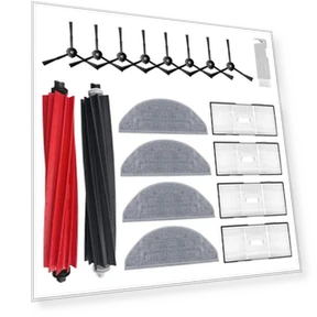 Replacement Parts Kit for Robotic Vacuum — Smart Cleaning Robots, Lntelligent Living Hall