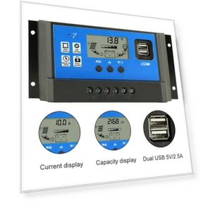 Solar Charge Controller — Power Management, Elegant Living House