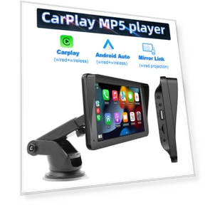 7-inch CarPlay Android Auto Car Radio Multimedia Video Player — Car Installation Essentials, RuJia Home Decor