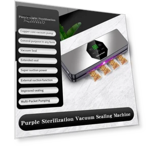 Automatic Vacuum Sealing Machine with UV Sterilization — Vacuum Bags, Phone Needs