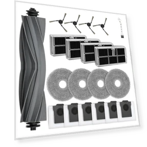 Main Side Brush, HEPA Filter, Mop Cloth, Dust Bags Spare Parts — Parts & Accessories, Serene Homes