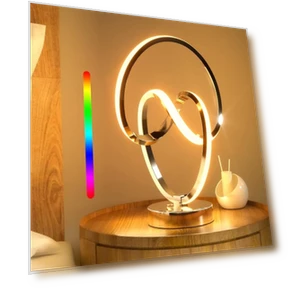 Modern Spiral Desk Lamp — Desk & Table Lighting, Cosy Homes
