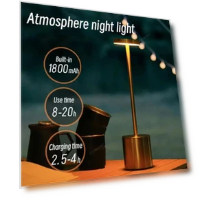 Rechargeable LED Touch Desk Lamp — Study & Desk Lighting, Elegant Living House