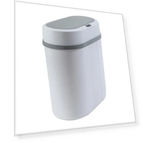 Smart Touchless Trash Can — Kitchen Cans, Clock-Mall