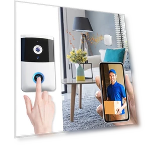 Smart Wireless Doorbell Camera — Smart Home Security, Salted Chicken