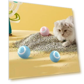 Automatic Rolling Ball Cat Toy — Cat Playthings, Smarrt home