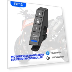 Bluetooth-Compatible Mini Remote Control Button for Motorcycle Handlebar — Handlebar Gear, JOHO - CarGear