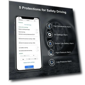 Bluetooth Motorcycle Tire Pressure Monitoring System — TPMS Sensor Replacements, JOHO