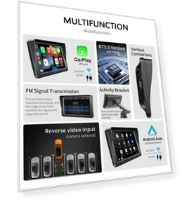 Car Multimedia Player — Stereo Receivers, JOHO