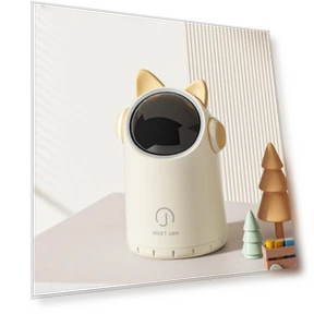 Mini Smart Trash Can with Display — Kitchen Cans, Simple and warm