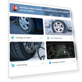 Wireless TPMS Navigation System with 4 Sensors — TPMS Sensor Replacements, Auto Home Solutions