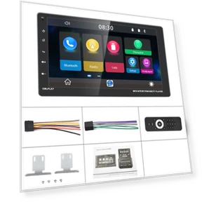 9-Inch Touchscreen Car Multimedia Player — Stereo Receivers, HOME-Auto-001