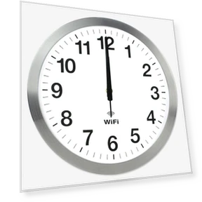 Automatic Network Time Synchronization Wall Clock — Wall, RW-Home Decoration