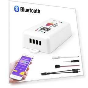 Bluetooth Smart Switch RGBIC LED Light Controller — LED Strips, CHNAITEKE