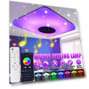 Modern RGB LED Ceiling Light — Overhead Lighting, Actually lighting