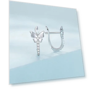 Smart Butterfly Clip Earrings — Smart Jewelry, Umcho