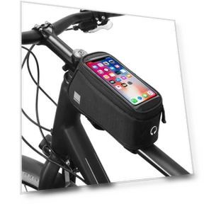Waterproof Front Top Tube Bike Bag with Touchscreen — Handlebar Bags, Wonderful Myth