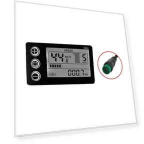 Waterproof LCD Display for Electric Bicycle — Display Modules, Car Partner